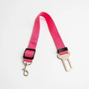 Adjustable Nylon Pet Car Safety Belt for Dogs and Cats - Travel Harness Leash Clip for Small to Medium Pets  ourlum.com Rose Red  