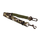 Puppy Car Safety Belt: Adjustable Nylon Pet Seatbelt for Dogs - Camouflage and Denim Designs  ourlum.com Green Camouflage Adjustable 30-52cm United State