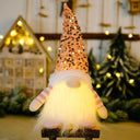 Whimsical 30cm LED Christmas Gnome Doll Elf for Festive Home Decor and Gifts  ourlum.com D 1pc  