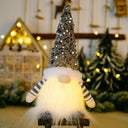 Whimsical 30cm LED Christmas Gnome Doll Elf for Festive Home Decor and Gifts  ourlum.com E 1pc  