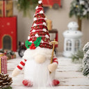 Whimsical 30cm LED Christmas Gnome Doll Elf for Festive Home Decor and Gifts  ourlum.com A3-Red 1pc  