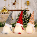 Whimsical 30cm LED Christmas Gnome Doll Elf for Festive Home Decor and Gifts  ourlum.com   