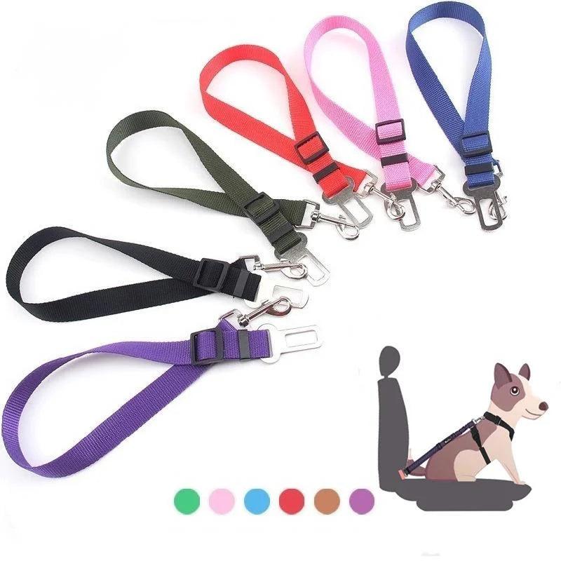 Pet Car Safety Belt Harness Leash for Dogs - Travel Securely in Style  ourlum.com   