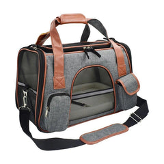 Pet Travel Bag: Secure Cozy Carrier for Stress-Free Trips & Comfort