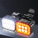 USB Rechargeable LED Bicycle Light Set for Front and Rear Visibility - Waterproof Aluminum Alloy Bike Lamp  ourlum.com   