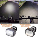 USB Rechargeable LED Bicycle Light Set for Front and Rear Visibility - Waterproof Aluminum Alloy Bike Lamp  ourlum.com   