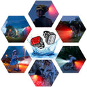 USB Rechargeable LED Bicycle Light Set for Front and Rear Visibility - Waterproof Aluminum Alloy Bike Lamp  ourlum.com   