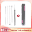 Professional Blackhead Removal Kit - Effective Acne Extractor Tool  ourlum.com 5PCS Sliver Set 2  