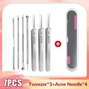 Professional Blackhead Removal Kit - Effective Acne Extractor Tool  ourlum.com 7PCS Sliver Set  