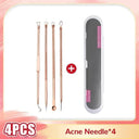 Professional Blackhead Removal Kit - Effective Acne Extractor Tool  ourlum.com 4PCS Gold Set  