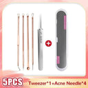 Professional Blackhead Removal Kit - Effective Acne Extractor Tool  ourlum.com 5PCS Gold Set 1  