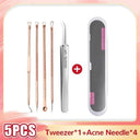 Professional Blackhead Removal Kit - Effective Acne Extractor Tool  ourlum.com 5PCS Gold Set 2  