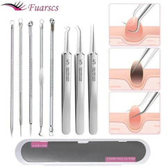 Blackhead Removal Tool Kit: Clear Skin Acne Extractor Set