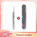 Professional Blackhead Removal Kit - Effective Acne Extractor Tool  ourlum.com 1PC Curved needles  