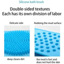 Silicone Body Scrubber Brush with Extended Reach and Dual Function Design  ourlum.com   