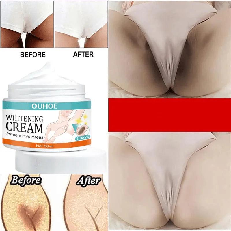 Brightening Cream for Women - Skin Whitening Solution for Underarms, Legs, Knees, Elbows, and Private Areas  ourlum.com Option 1  