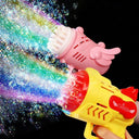 Bubble Blaster Kids Bubble Machine Toy with LED Lights - Fun Outdoor Indoor Toy for Children's Birthdays, Weddings, and Parties  ourlum.com   