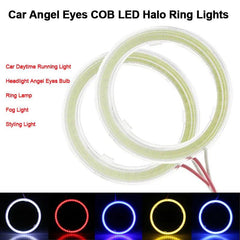 COB LED Angel Eyes Halo Ring Lights: Stylish Vehicle Illumination