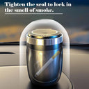 LED Light Car Ashtray Cup for Vehicles - Stylish Detachable Holder for Interior Cleaning  ourlum.com   