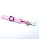 Pet Car Safety Harness with Adjustable Seat Belt for Small to Medium Pets  ourlum.com Pink United State 