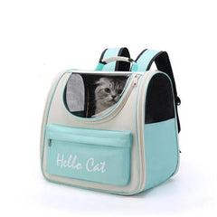 Cat Adventure Backpack: Stylish Windproof Pet Carrier for Outdoor Fun