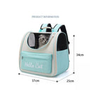 Cat Adventure Backpack Stylish Windproof Pet Carrier