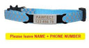 Pet Personalized ID Engraved Collar with Safety Breakaway - Adjustable for Puppies and Kittens  ourlum.com Blue-Sliver 8-13 inch 