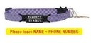 Pet Personalized ID Engraved Collar with Safety Breakaway - Adjustable for Puppies and Kittens  ourlum.com Purple-Black 8-13 inch 