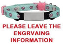 Pet Personalized ID Engraved Collar with Safety Breakaway - Adjustable for Puppies and Kittens  ourlum.com F-Green Sliver 8-13 inch 