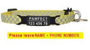 Pet Personalized ID Engraved Collar with Safety Breakaway - Adjustable for Puppies and Kittens  ourlum.com Yellow-Black 8-13 inch 