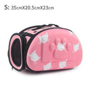 Portable Cat and Dog Travel Bag Stylish Cat Print Carrier