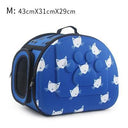 Portable Cat and Dog Travel Bag Stylish Cat Print Carrier