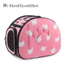 Portable Cat and Dog Travel Bag Stylish Cat Print Carrier