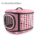 Portable Cat and Dog Travel Bag Stylish Cat Print Carrier