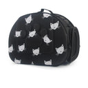 Portable Cat and Dog Travel Bag Stylish Cat Print Carrier