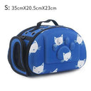 Portable Cat and Dog Travel Bag Stylish Cat Print Carrier