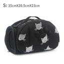 Portable Cat and Dog Travel Bag Stylish Cat Print Carrier