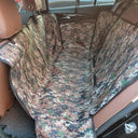 Pet Car Seat Protector with Safety Belt - Waterproof Dog Hammock Cover  ourlum.com Green camouflage 130x150x38cm United State