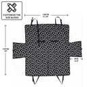 Pet Car Seat Protector with Safety Belt - Waterproof Dog Hammock Cover  ourlum.com   