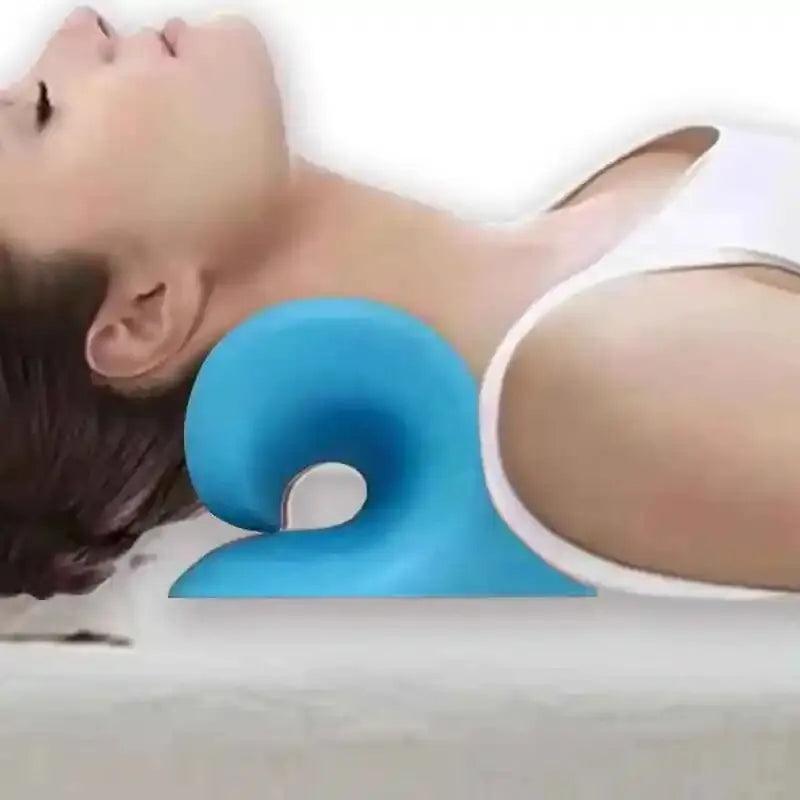Cervical Spine U-shaped Massage Pillow with Shiatsu Rollers for Neck and Shoulder Relief  ourlum.com   