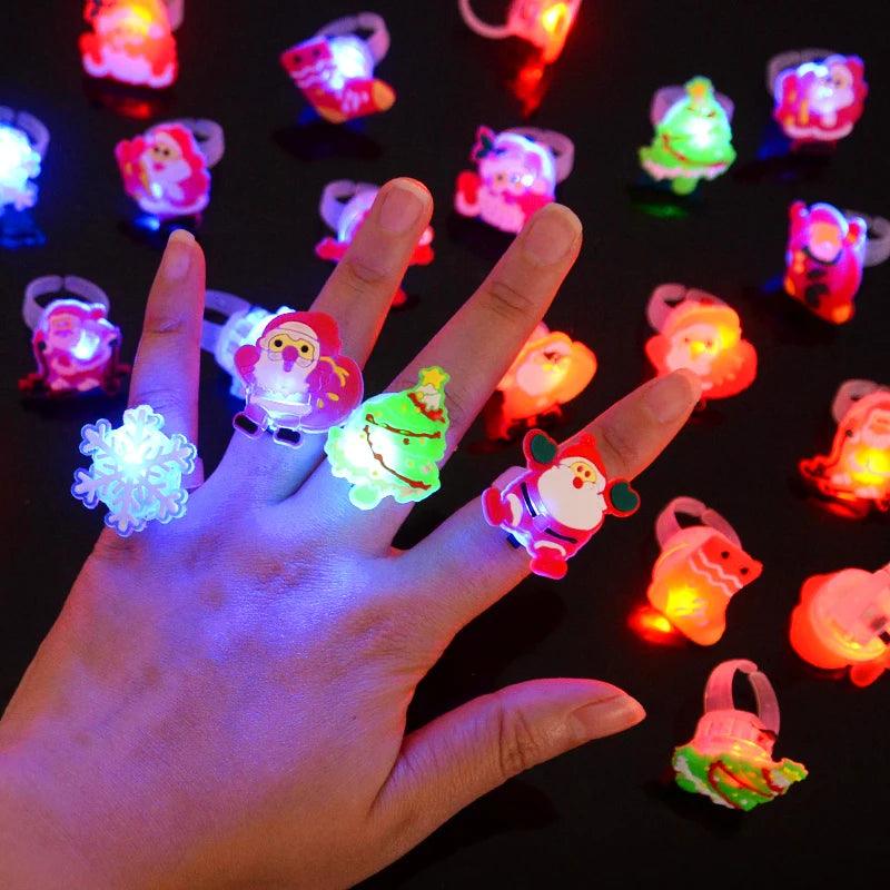 Enchanted Santa Claus LED Light Ring - Festive Kids' Gift for Holidays and Parties  ourlum.com   