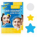 Colorful Starlight Hydrocolloid Pimple Patches - Cute Solution for Acne and Blemishes  ourlum.com Blue  