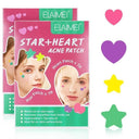 Colorful Starlight Hydrocolloid Pimple Patches - Cute Solution for Acne and Blemishes  ourlum.com Pink  