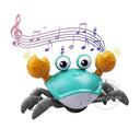 Interactive LED Musical Crawling Crab Toy for Kids - Obstacle Avoidance Toddler Toy  ourlum.com Crab-Green no BOX  