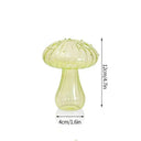 Mushroom Glass Vase - Creative Home Decor Piece for Plant Lovers  ourlum.com S1 mushroom vase  