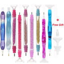 Crystal Dual-Ended 5D Diamond Painting Pen with Multi-Head Drill Set  ourlum.com   