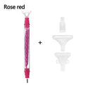 Crystal Dual-Ended 5D Diamond Painting Pen with Multi-Head Drill Set  ourlum.com rose red-2  