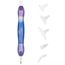 Crystal Dual-Ended 5D Diamond Painting Pen with Multi-Head Drill Set  ourlum.com Dark blue-4  