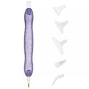 Crystal Dual-Ended 5D Diamond Painting Pen with Multi-Head Drill Set  ourlum.com Purple-4  