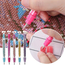 Crystal Dual-Ended 5D Diamond Painting Pen with Multi-Head Drill Set  ourlum.com   